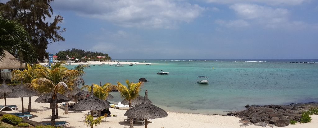 View on the beach