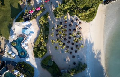 aerial view of the beach - Blogtrip 2018 - Zilwa Attitude